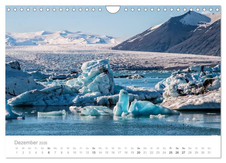 Produktbild: Island - Iceland Impressionen (Wandkalender 2026 DIN A4 quer), CALVENDO Monatskalender