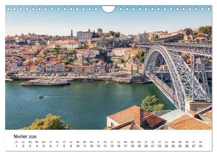 Produktbild: S&eacute;duisant Portugal (Calendrier mural 2026 DIN A4 vertical), CALVENDO calendrier mensuel