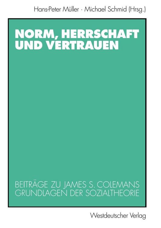 Produktbild: Norm, Herrschaft und Vertrauen