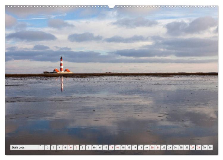 Produktbild: Schleswig-Holstein - Nordfriesland (Wandkalender 2026 DIN A2 quer), CALVENDO Monatskalender