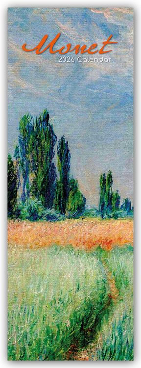 Produktbild: Monet – Claude Monet – Slimline-Kalender 2026