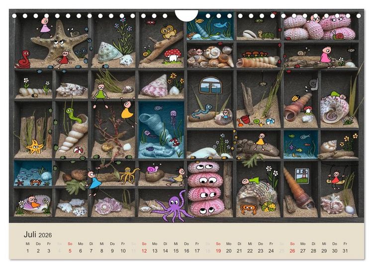 Produktbild: Das Leben der kleinen Pankies (Wandkalender 2026 DIN A4 quer), CALVENDO Monatskalender