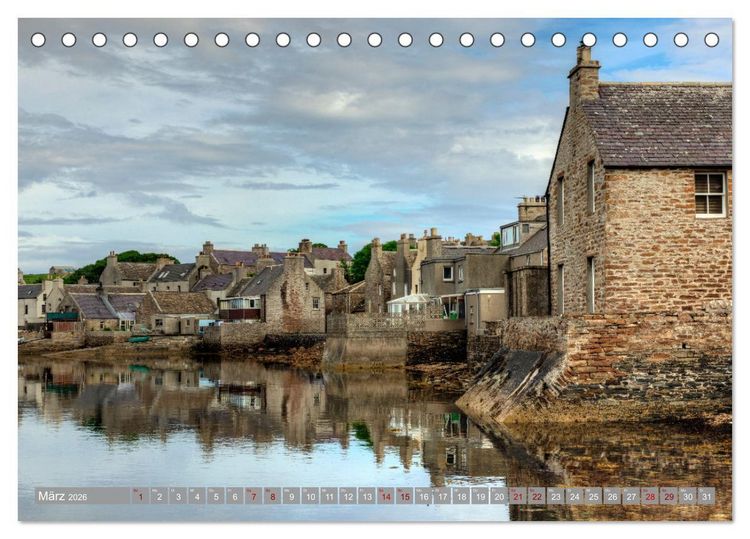 Produktbild: Orkney, Inselwelten aus Licht und Legenden. (Tischkalender 2026 DIN A5 quer), CALVENDO Monatskalender