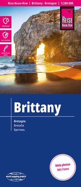 Produktbild: Reise Know-How Landkarte Bretagne / Brittany (1:200.000)