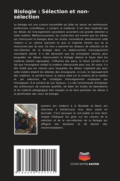 Produktbild: Biologie : S&eacute;lection et non-s&eacute;lection