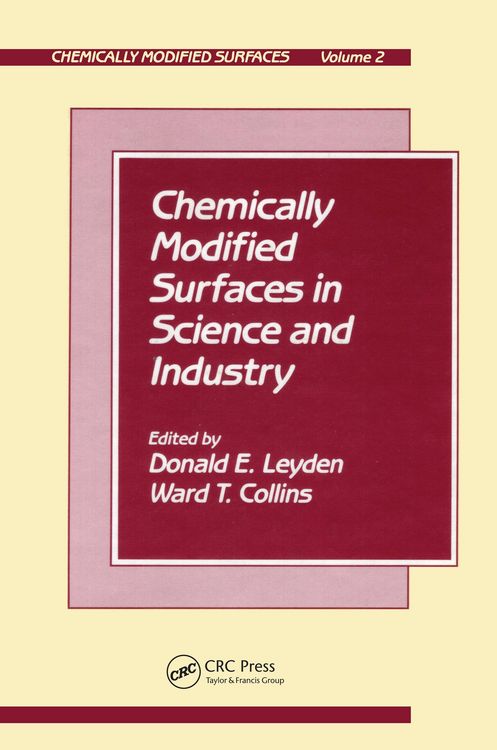 Produktbild: Chemically Modified Surfaces in Science and Industry