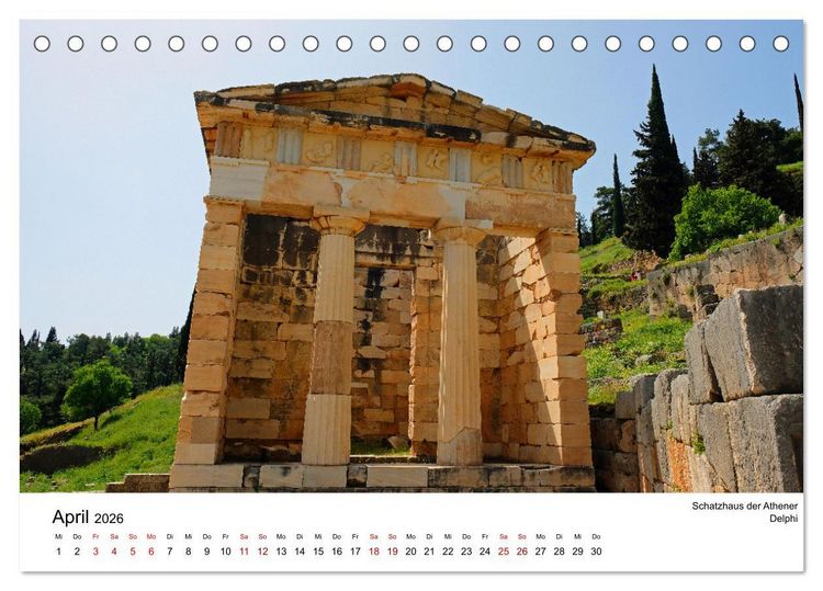 Produktbild: Der Norden Griechenlands (Tischkalender 2026 DIN A5 quer), CALVENDO Monatskalender