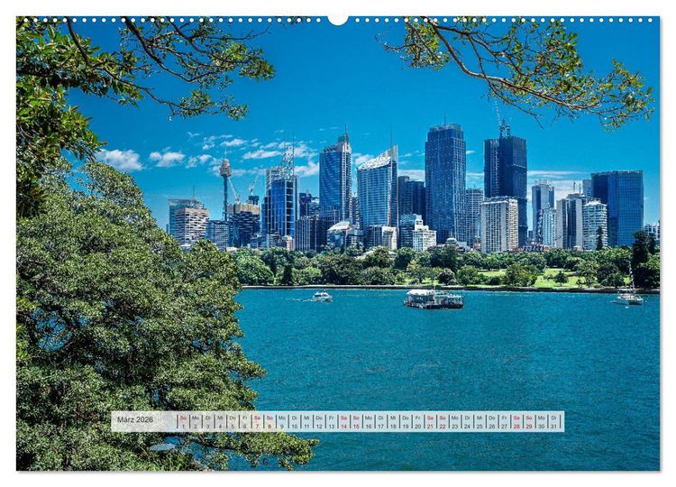 Produktbild: Sydney - Australien (hochwertiger Premium Wandkalender 2026 DIN A2 quer), Kunstdruck in Hochglanz