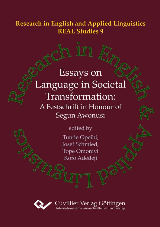 Produktbild: Essays on Language in Societal Transformation. A Festschrift in Honour of Segun Awonusi