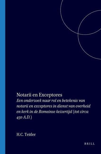 Produktbild: Notarii En Exceptores