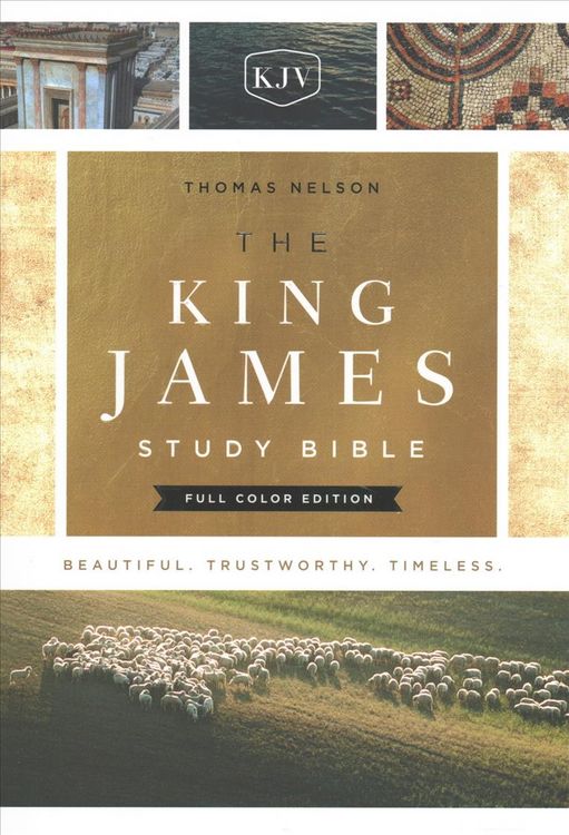 Produktbild: KJV, The King James Study Bible, Full-Color Edition, Cloth-bound Hardcover, Red Letter