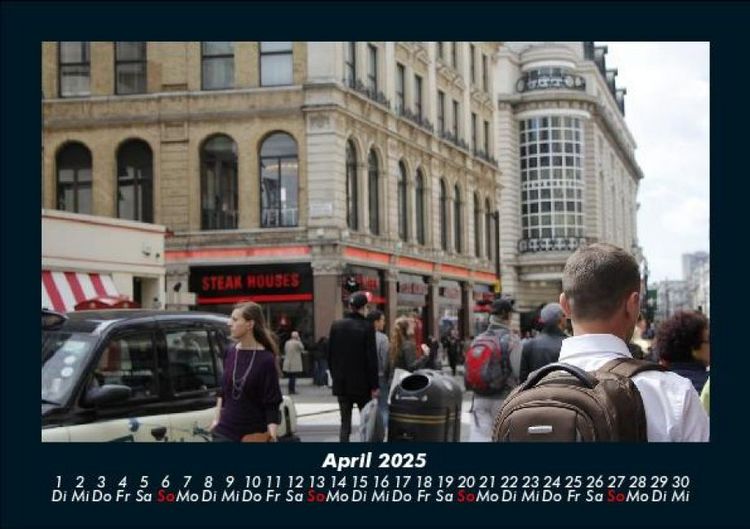 Produktbild: Londons sch&ouml;nste Seiten 2025 Fotokalender DIN A5