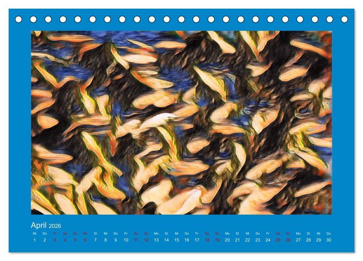 Produktbild: Hei&szlig; und Feurig (Tischkalender 2026 DIN A5 quer), CALVENDO Monatskalender