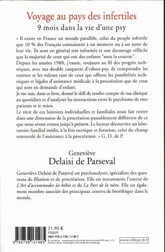 Produktbild: Voyage au pays des infertiles : 9 mois dans la vie d'une psy