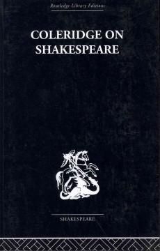 Produktbild: Coleridge on Shakespeare