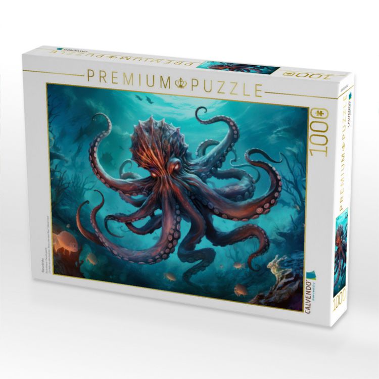 Produktbild: CALVENDO Puzzle Riesenkrake | 1000 Teile Lege-Gr&ouml;&szlig;e 64x48cm Foto-Puzzle f&uuml;r gl&uuml;ckliche Stunden