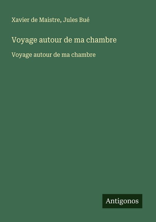 Produktbild: Voyage autour de ma chambre