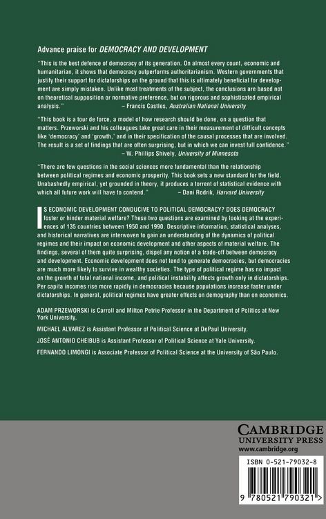 Produktbild: Democracy and Development