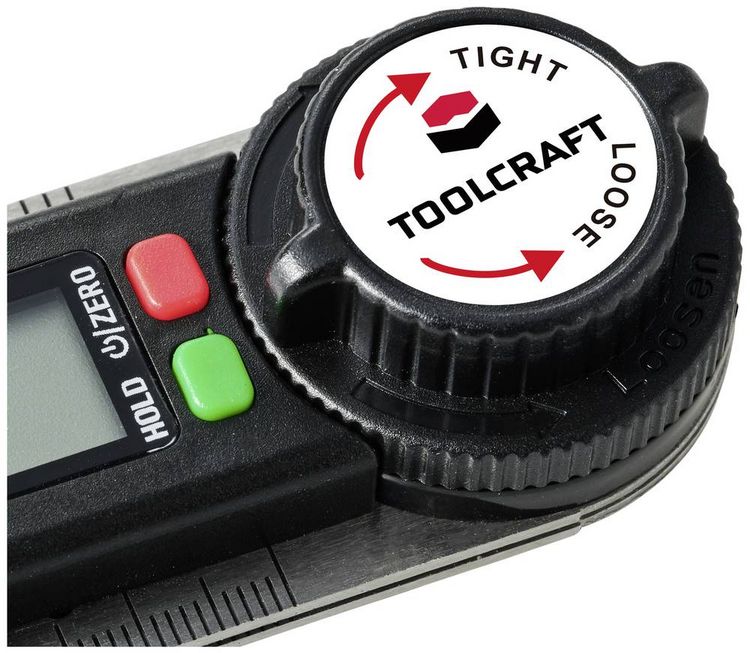 Produktbild: TOOLCRAFT TO-8706177 Digitaler Winkelmesser 360&deg;
