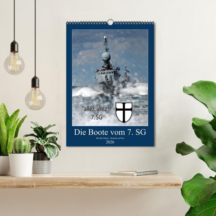 Produktbild: Die Boote vom 7. SG (Wandkalender 2026 DIN A3 hoch), CALVENDO Monatskalender