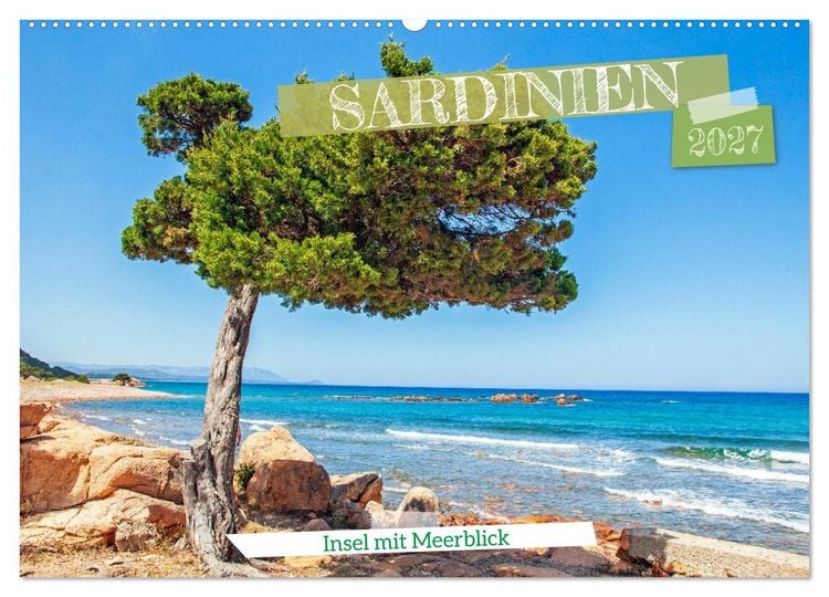 Produktbild: Sardinien Insel mit Meerblick (Wandkalender 2027 DIN A2 quer), CALVENDO Monatskalender