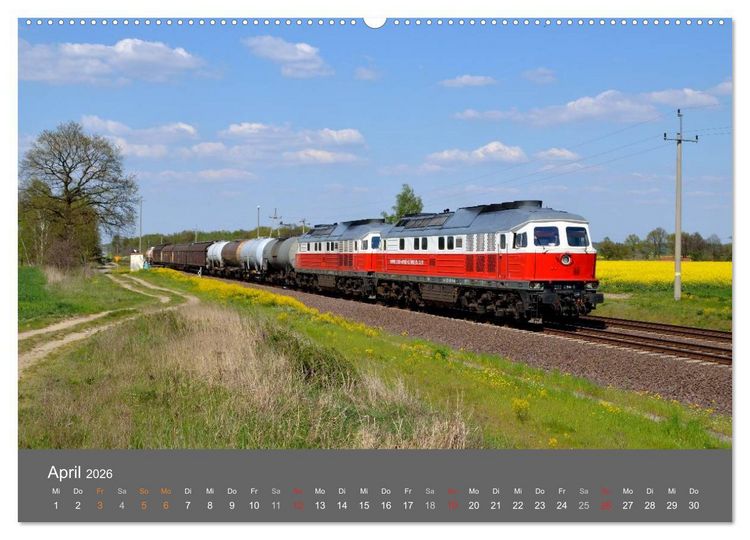 Produktbild: Eisenbahn Kalender 2026 - Oberlausitz und Nachbarl&auml;nder (hochwertiger Premium Wandkalender 2026 DIN A2 quer), Kunstdruck in Hochglanz