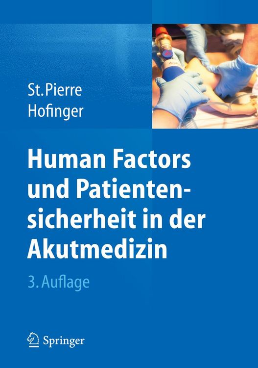 Produktbild: Human Factors und Patientensicherheit in der Akutmedizin