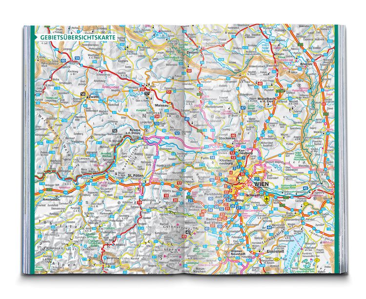 KOMPASS Wanderführer Wien mit Wienerwald, Wein- und Waldviertel, 60 Touren mit Extra-Tourenkarte
