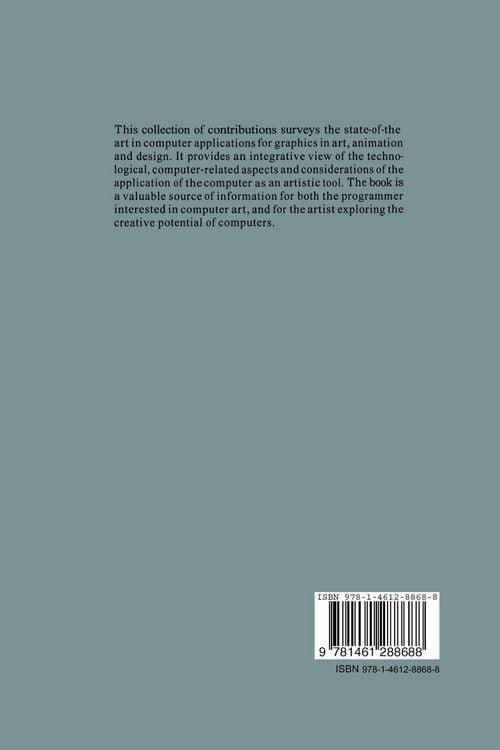 Produktbild: Computers in Art, Design and Animation