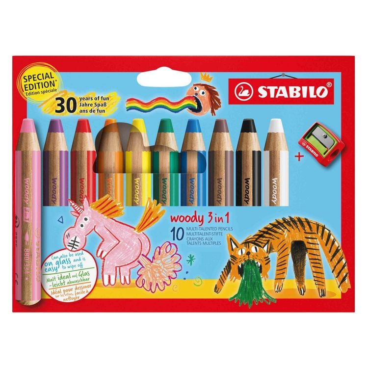 Produktbild: Aquarellbuntstift woody 3 in 1