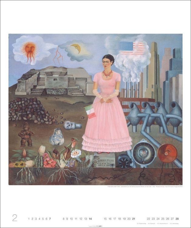 Produktbild: Frida Kahlo Edition Kalender 2027