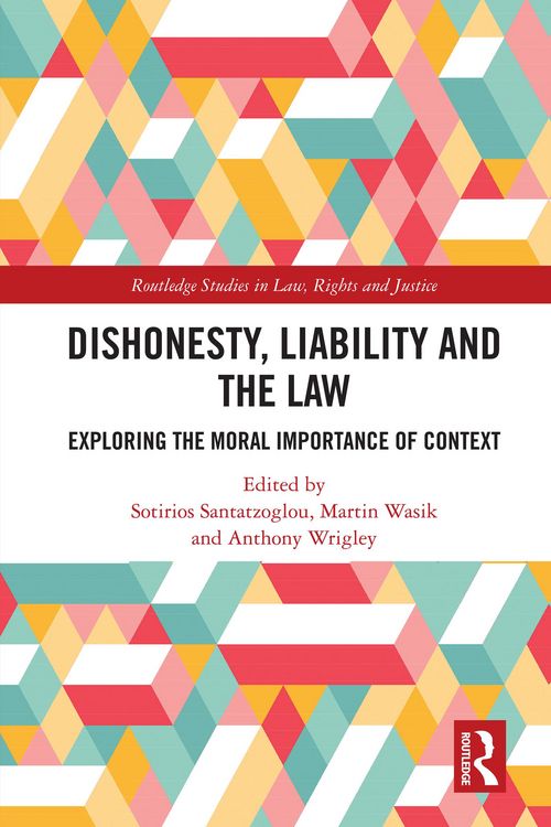 Produktbild: Dishonesty, Liability and the Law