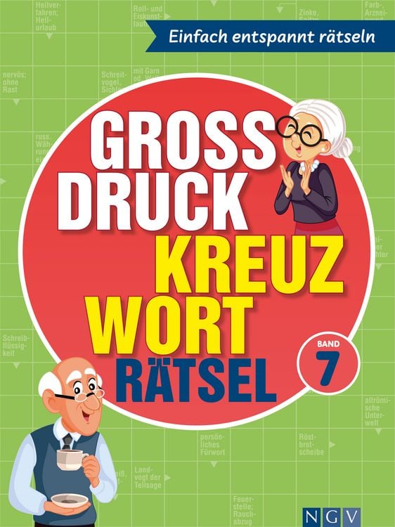 Produktbild: Gro&szlig;druck Kreuzwortr&auml;tsel Band 7 I R&auml;tselbuch f&uuml;r Senioren & Rentner