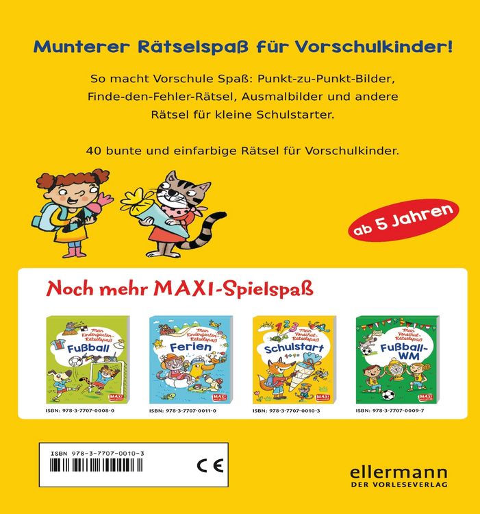 Produktbild: Mein Vorschul-R&auml;tselspa&szlig;. Schulstart