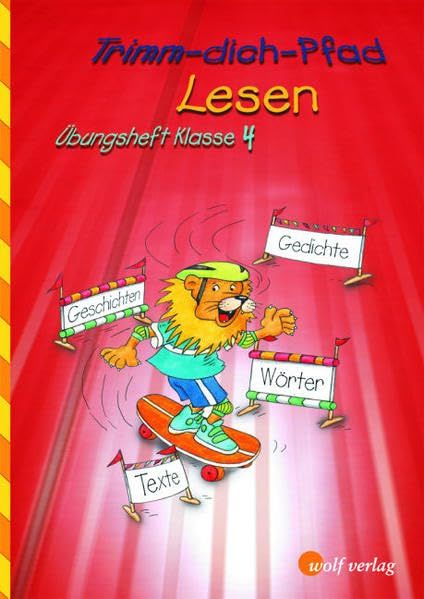 Produktbild: Trimm-dich-Pfad Lesen 4. Arbeitsheft