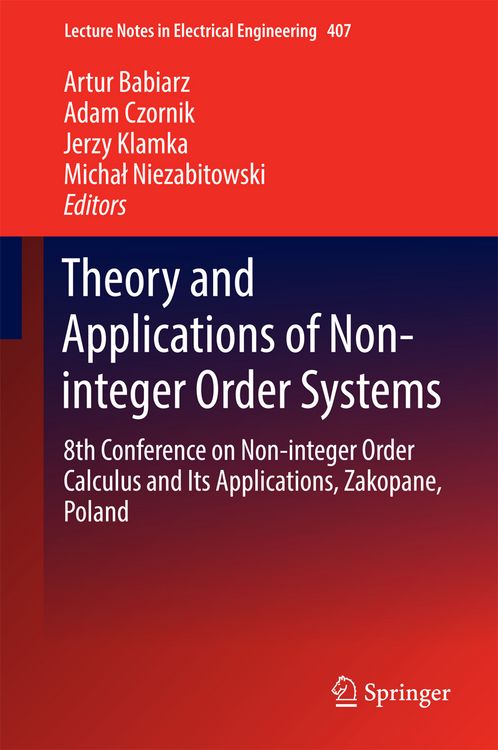 Produktbild: Theory and Applications of Non-integer Order Systems