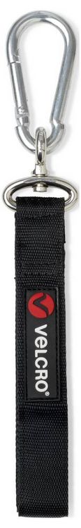 Produktbild: VELCRO&reg; Klett-Gurt mit Gurt extrastark (L x B) 610mm x 25mm Schwarz 1St.