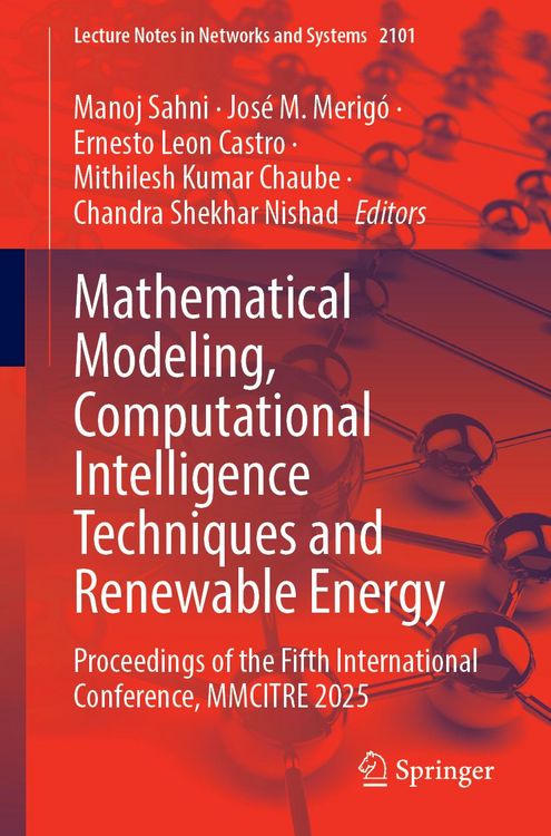 Produktbild: Mathematical Modeling, Computational Intelligence Techniques and Renewable Energy
