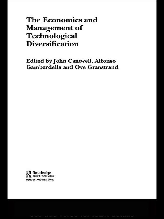 Produktbild: The Economics and Management of Technological Diversification