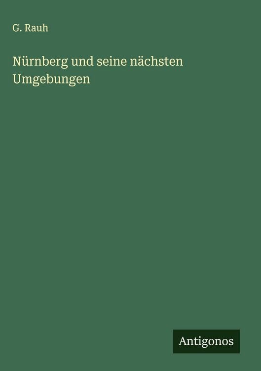 Produktbild: N&uuml;rnberg und seine n&auml;chsten Umgebungen