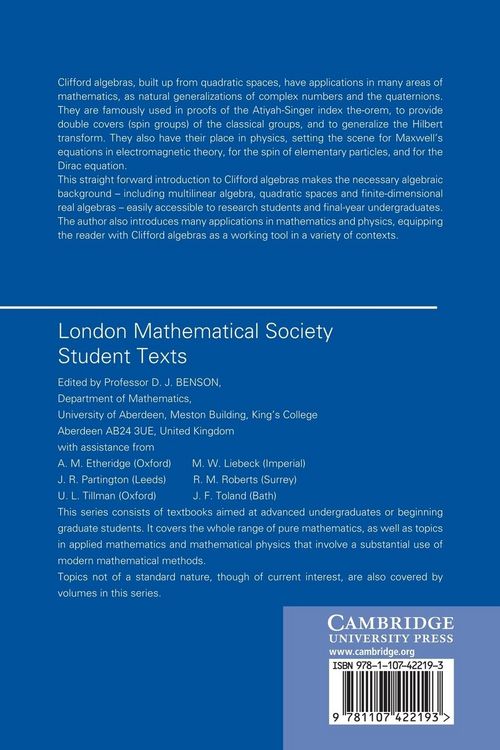 Produktbild: Clifford Algebras