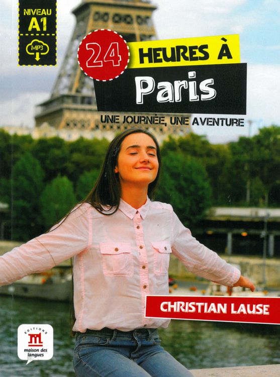 Produktbild: 24 heures &agrave; Paris. Buch + Audio-Online