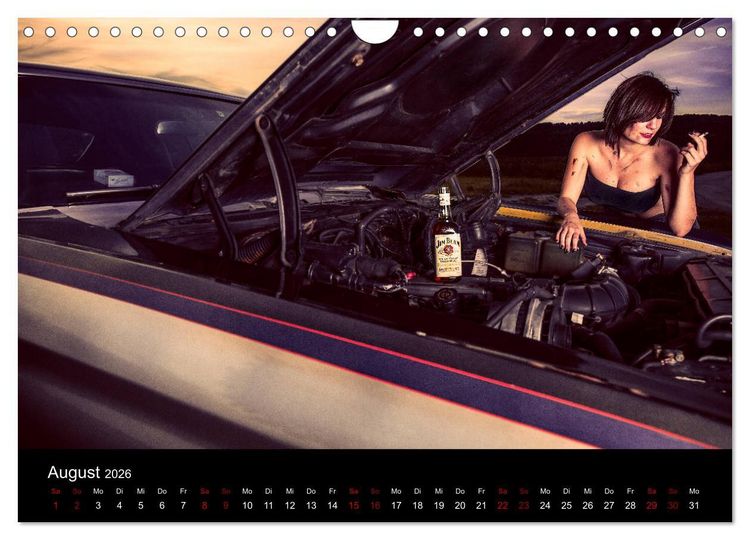 Produktbild: Cars and Girls (Wandkalender 2026 DIN A4 quer), CALVENDO Monatskalender