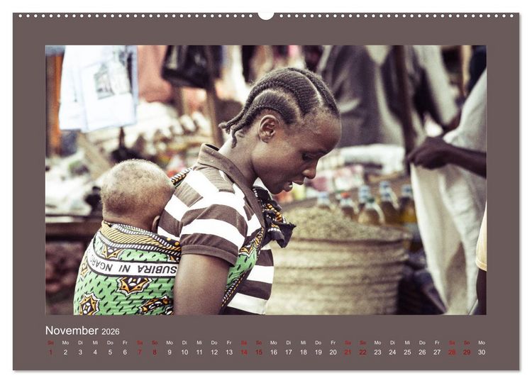 Produktbild: Tansania - Mensch, Tier und Landschaft (Wandkalender 2026 DIN A2 quer), CALVENDO Monatskalender
