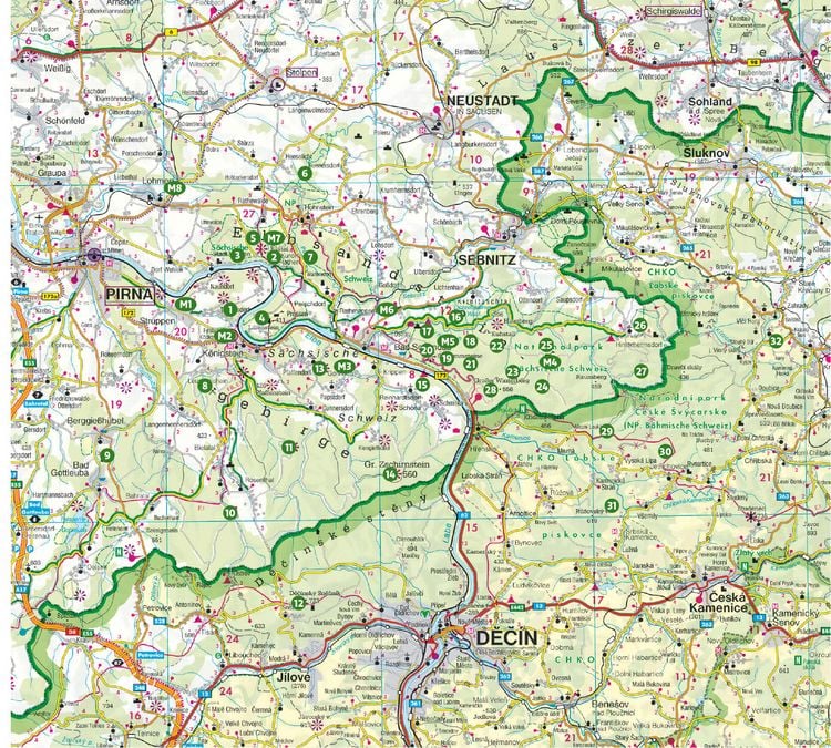 Produktbild: Wandern mit Hund Elbsandsteingebirge