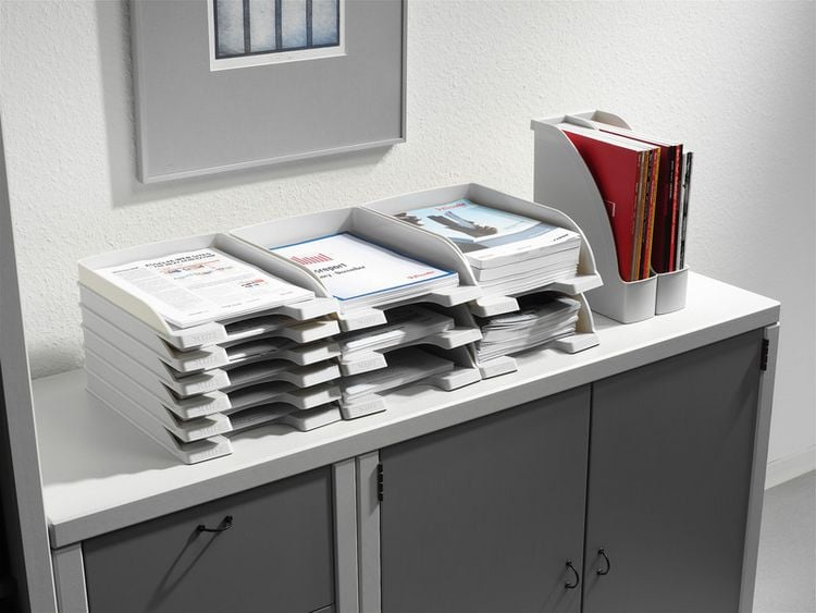 Produktbild: Briefkorb Leitz grau
