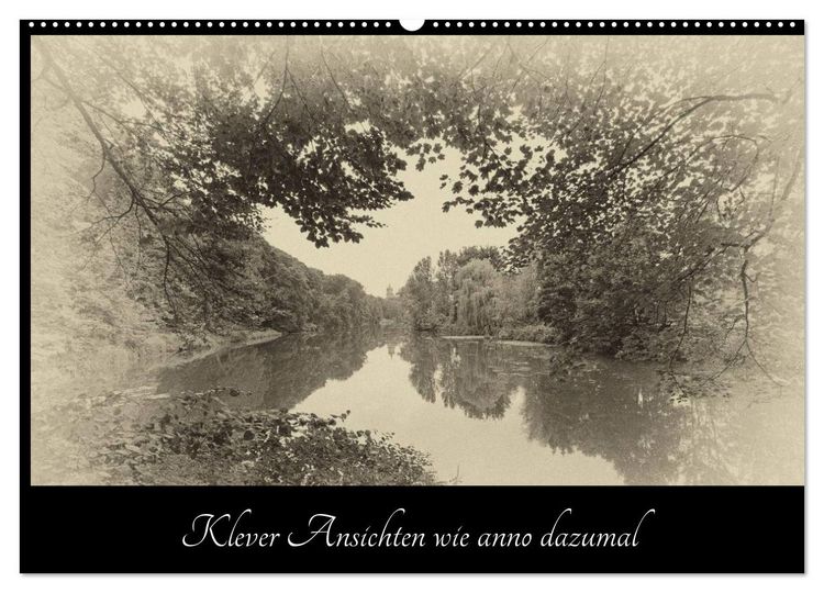Produktbild: Klever Ansichten wie anno dazumal (Wandkalender 2026 DIN A2 quer), CALVENDO Monatskalender