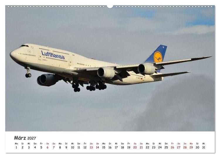 Produktbild: Ein Jahr in der Welt der Luftfahrt (hochwertiger Premium Wandkalender 2027 DIN A2 quer), Kunstdruck in Hochglanz