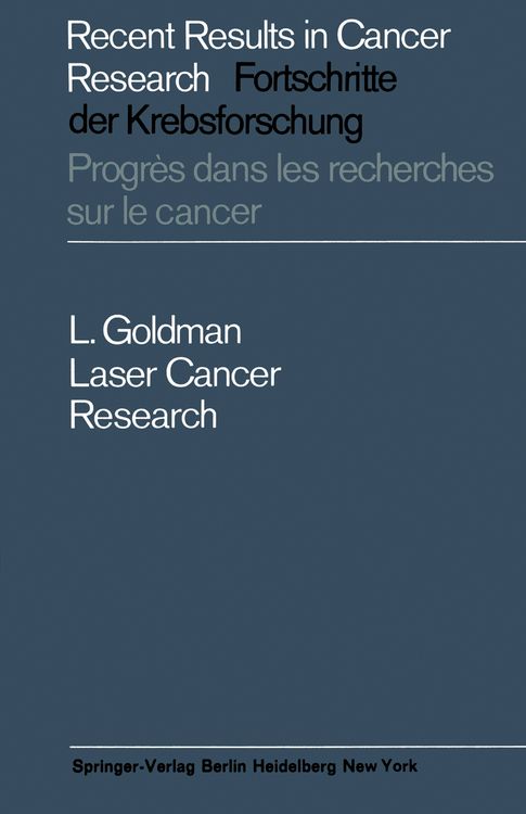 Produktbild: Laser Cancer Research