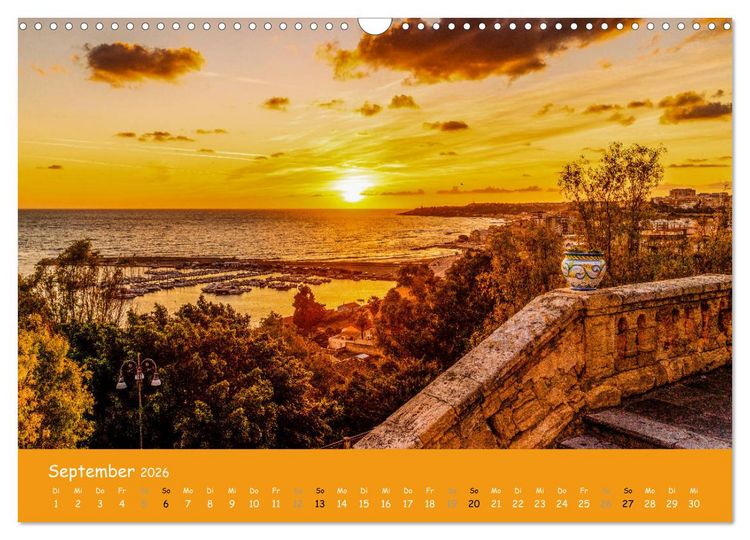 Produktbild: Traumhaftes Sizilien (Wandkalender 2026 DIN A3 quer), CALVENDO Monatskalender